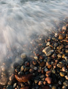 Colored Pebbles and Wave